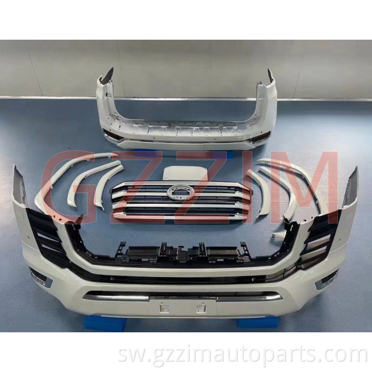 Kitengo cha Mwili wa Mbele na Nyuma na Fender Flare Fit for Land Cruiser LC300 hadi Mechi ya Juu